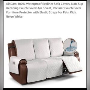 Kin Cam Beige Recliner Sofa Covers